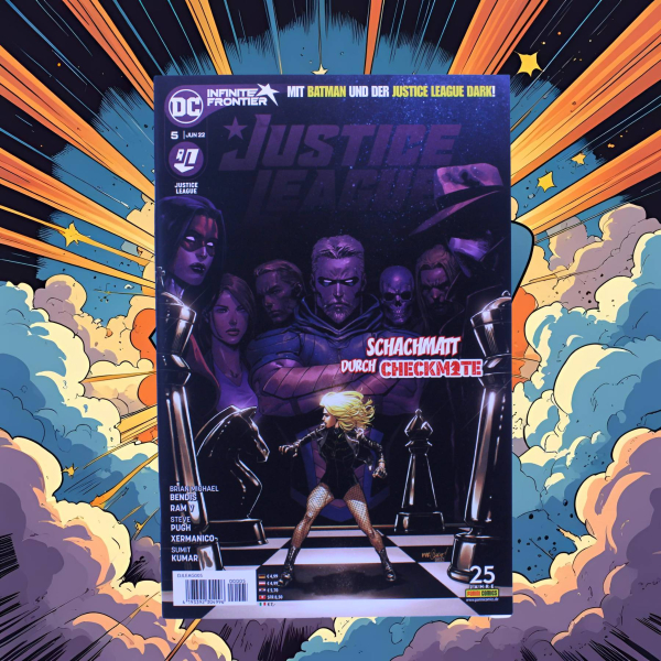 Justice League Comic Nr. 5 (Restart 2022) Panini – Schachmatt durch Checkmate